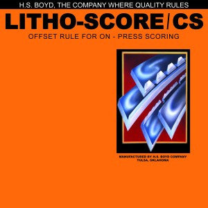 HS Boyd Litho-Score / 626-1 Card CS 10-Foot Roll Center Series Rules