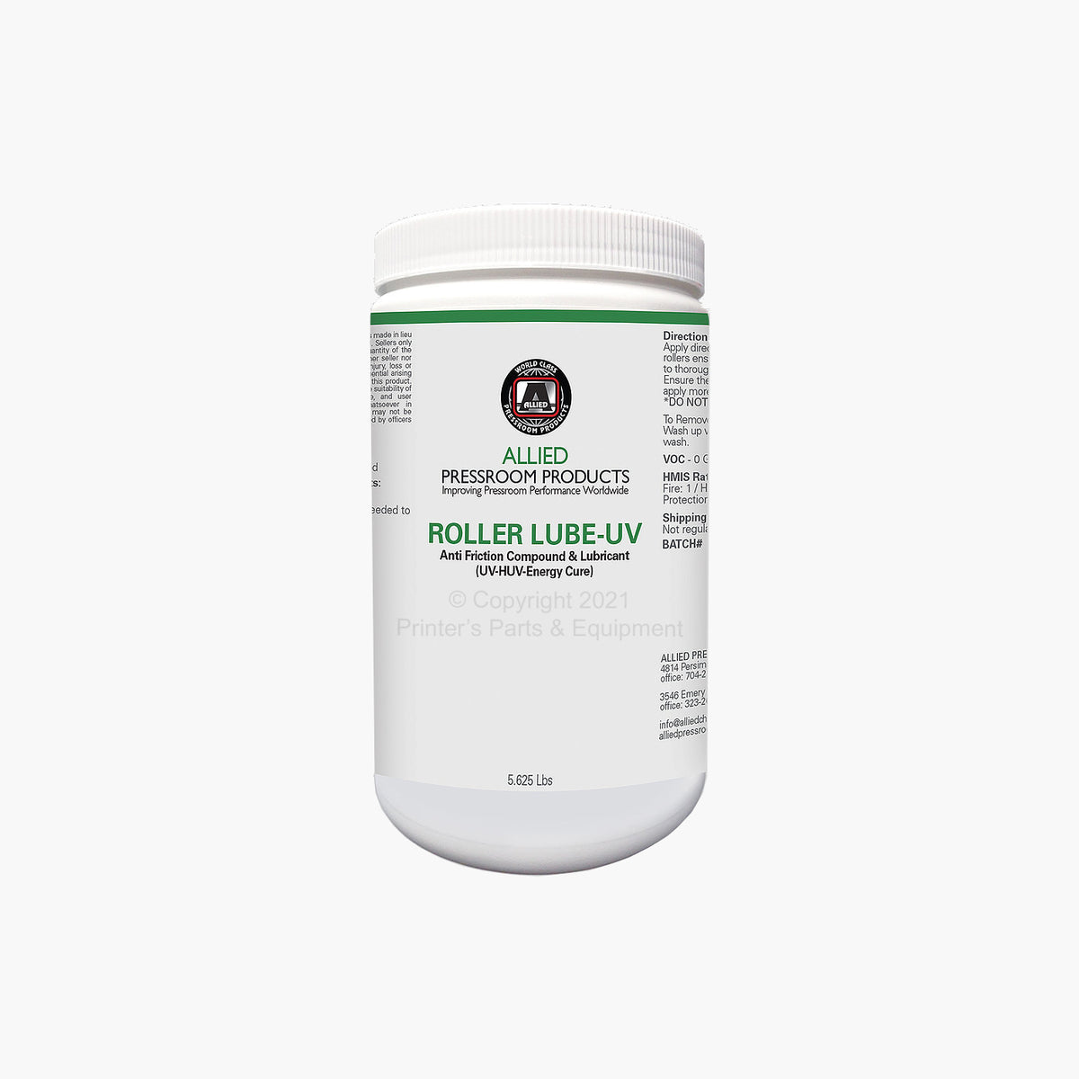Allied Roller Lube UV 911140K_Printers_Parts_&_Equipment_USA