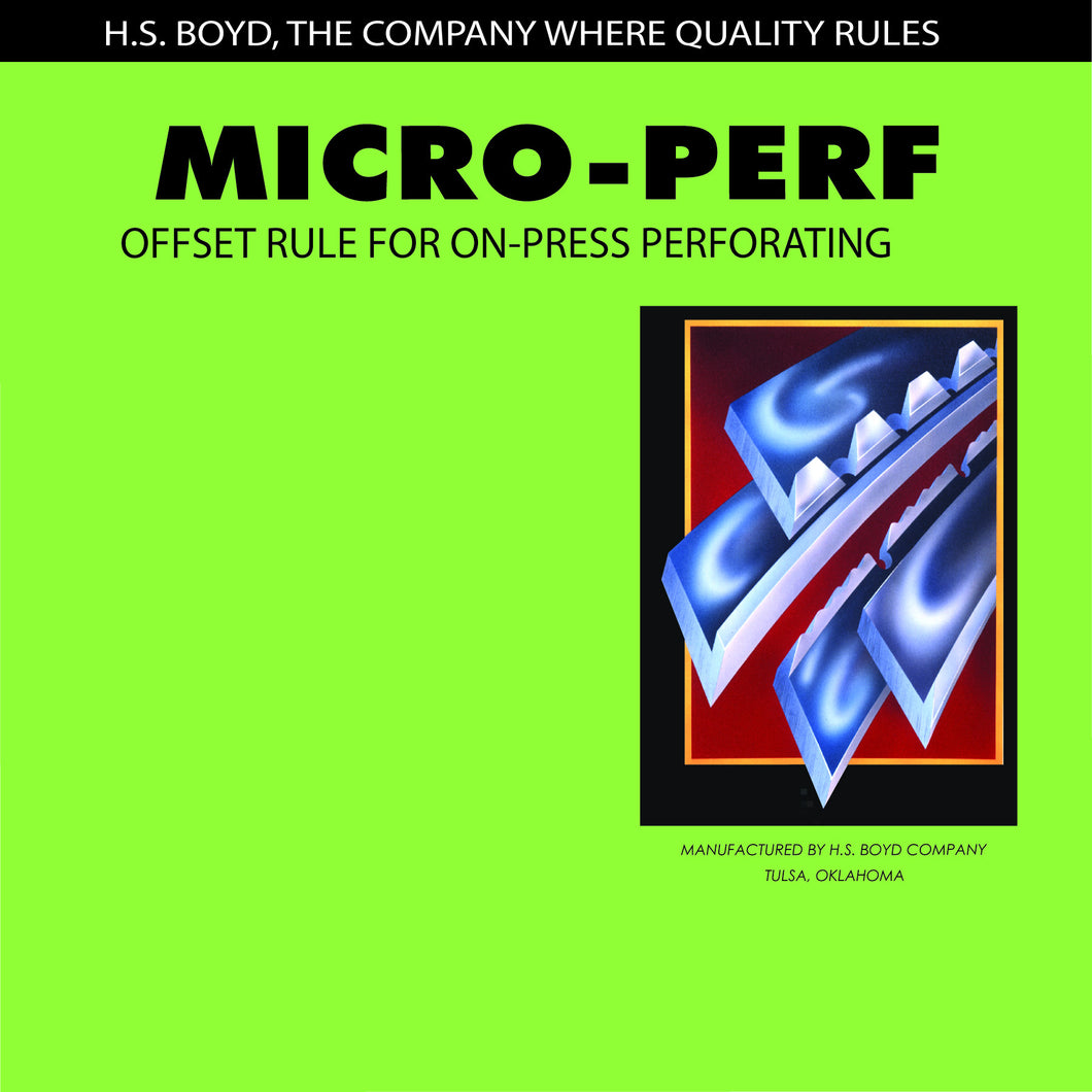 HS Boyd Micro-Perf 40-Tooth For Side Series Rules_Printers_Parts_&_Equipment_USA