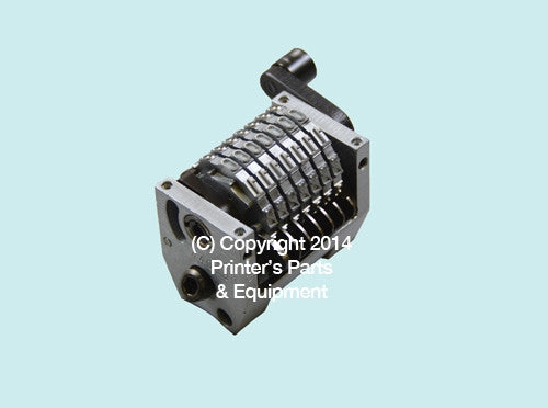 Numbering Machine 16.7in Morgana 7 Digits Straight Forward