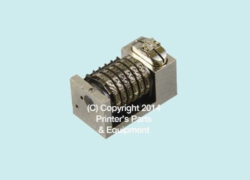 Numbering Machine 5/32 6 Digits Backward with No. SKIP 2_Printers_Parts_&_Equipment_USA