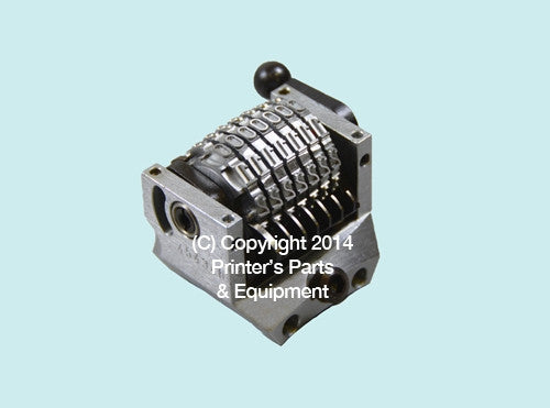 Numbering Machine 21.206in Abdick 7 Digits Convex Forward_Printers_Parts_&_Equipment_USA
