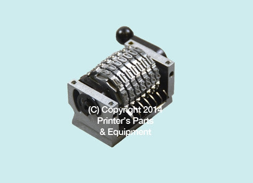 Numbering Machine 22.2633 GTO 46/52 7 Digits C.F Flat Base_Printers_Parts_&_Equipment_USA