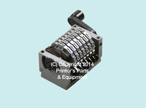 Numbering Machine 22.2633 GTO 46/52 7 Digits C.F Flat Base_Printers_Parts_&_Equipment_USA
