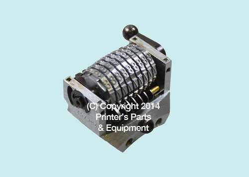 Numbering Machine 22.2633 GTO 46/52 QM/PM 9 Digits Convex Backward_Printers_Parts_&_Equipment_USA