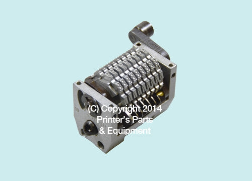 Numbering Machine 22.2633 GTO 46/52 QM/PM 9 Digits Straight Backward_Printers_Parts_&_Equipment_USA