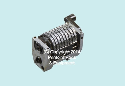 Numbering Machine 22.2633 GTO 46/52 QM/PM 9 Digits Straight Forward`_Printers_Parts_&_Equipment_USA