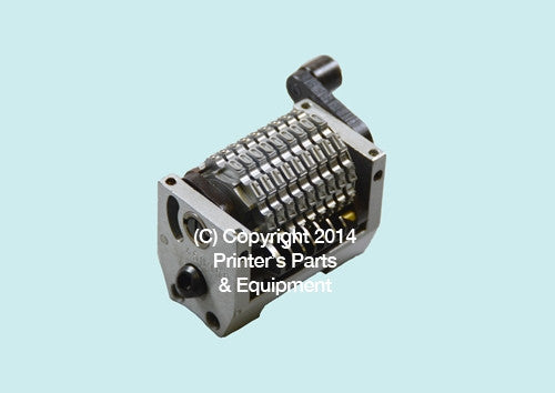 Numbering Machine 19in 9 Digits Straight Forward