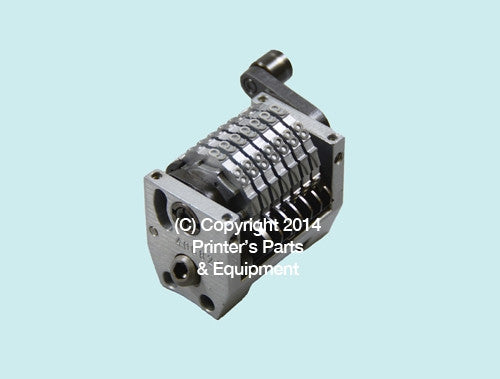 Numbering Machine 22.2633in Shinohara/Fuji 7 Digits SB with Spring_Printers_Parts_&_Equipment_USA