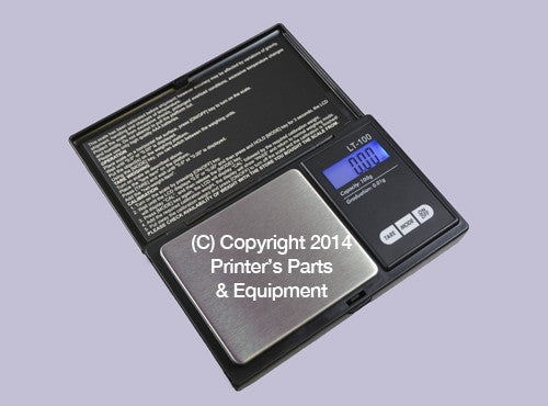 Digital Pocket GSM Scale Min 0.01g Max 100g Black 1419234_Printers_Parts_&_Equipment_USA