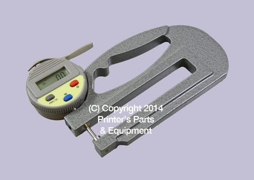 Digital Thickness Gauge Long Throat 0.01mm /.0005 inches 316151