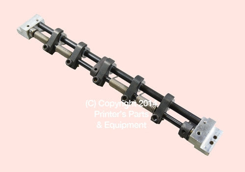 3302 Gripper Bar Assembly 5 Fingers 4 Springs For Ryobi P-330990 / 5340-87-300-3_Printers_Parts_&_Equipment_USA