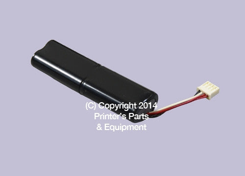 Battery 4.8v 800mAh NiCd IHARA R-Series Type2, P300, P350_Printers_Parts_&_Equipment_USA