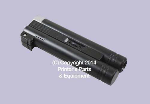 MAGNIFYING GLASS BLACK TUBE WITH LIGHT FOCUS 40X_Printers_Parts_&_Equipment_USA