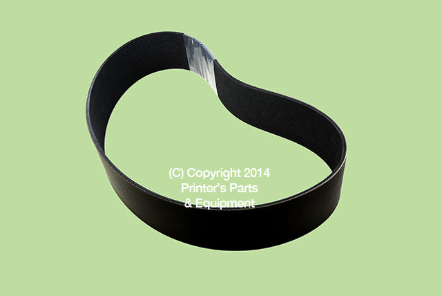 V Belt Ribbed 23PL1613A for Heidelberg SM74-8 00.270.0123_Printers_Parts_&_Equipment_USA
