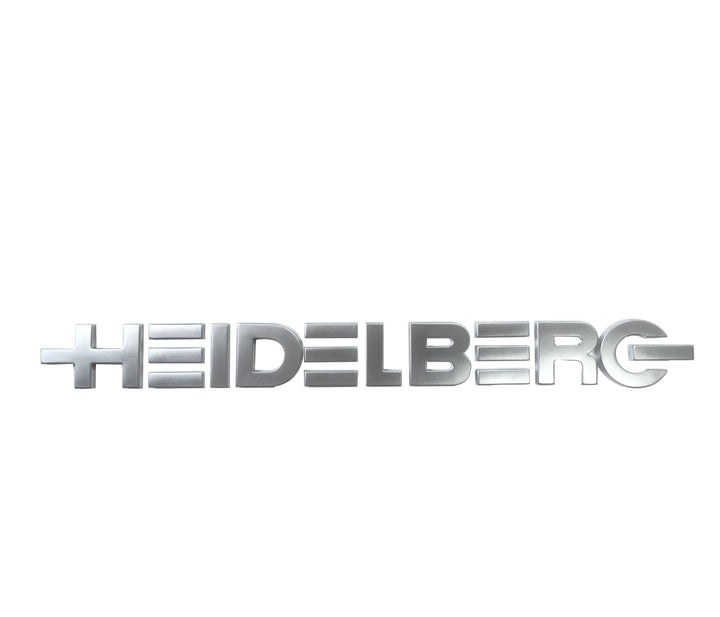 Name plate HEIDELBERG for GTO52