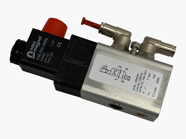 Pneumatic Cylinder Valve 24V DC 4.8W For Heidelberg 61.184.1311_Printers_Parts_&_Equipment_USA