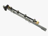 Load image into Gallery viewer, Gripper Bar for AB Dick 9800 Complete with Fingers &amp; Spring Chain Delivery PPE-980990 / 16690_Printers_Parts_&amp;_Equipment_USA
