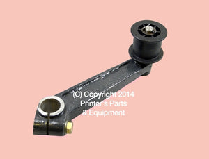 Belt Tightening Bracket with Runner Roland MABEG Left Side RO-31203_Printers_Parts_&_Equipment_USA