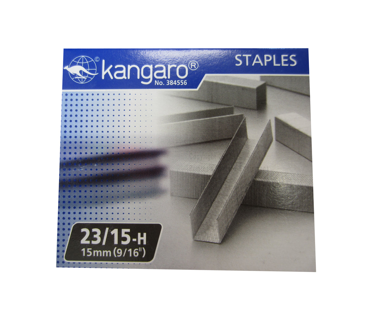 Replacement Staples 23/15 (9/16" / 15mm) for KW-Trio Long Reach Stapler