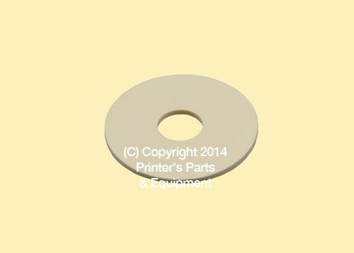 Flat Rubber Disc For Muller Martini 15/16 x 1/4 x 1/16 20.1907 Qty 50