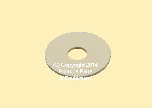 Flat Rubber Disc 1 1/16 x 1/4 x 1/16 – 27 x 6.4 x 1.6mm Qty50_Printers_Parts_&_Equipment_USA