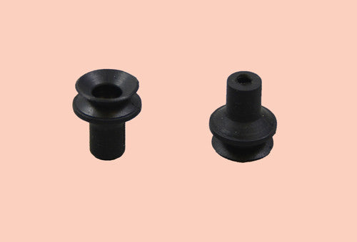 Rubber Suckers Packaging Machines Black #B152 Qty 12