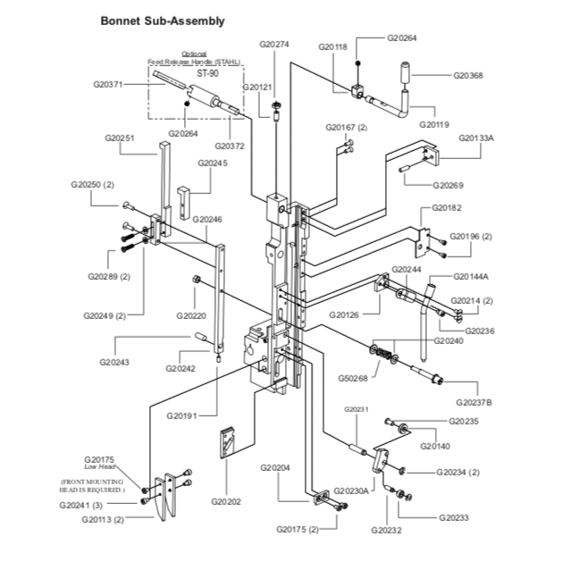 Stitcher By Bostitch Replacement Parts G20242_Printers_Parts_&_Equipment_USA