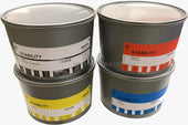 Load image into Gallery viewer, Set of Process Ink for Offset Printing CMYK (4) 5.5 lb Cans_Printers_Parts_&amp;_Equipment_USA
