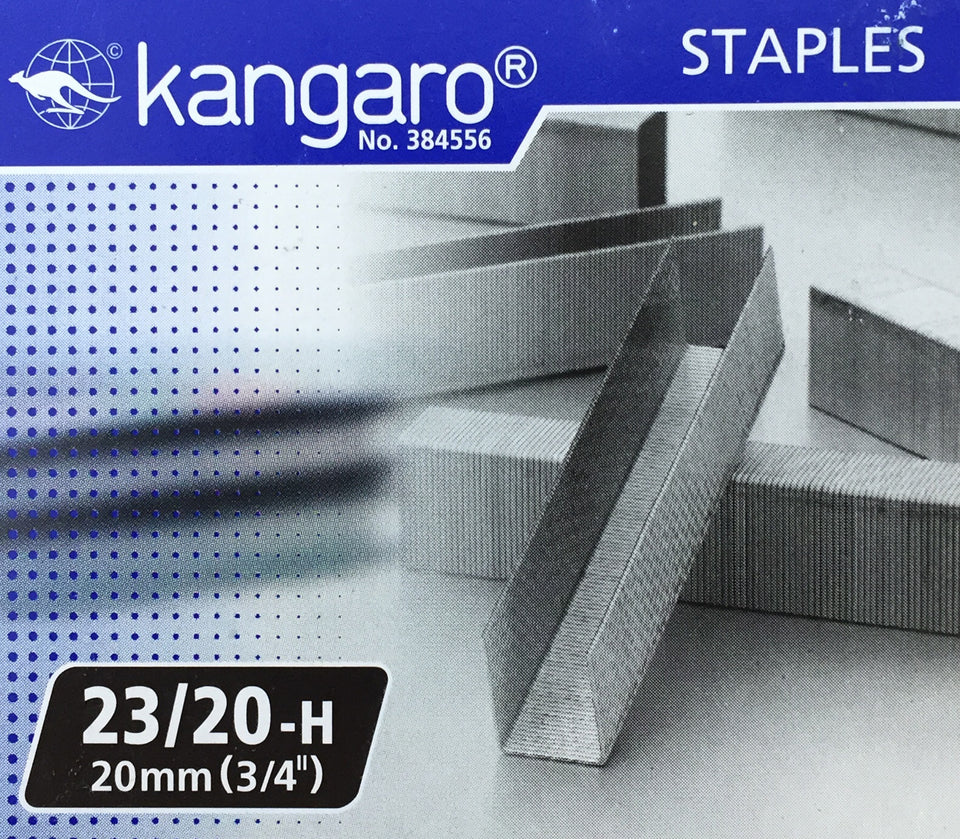 Replacement Staples 23/20 (3/4" / 20mm) for KW-Trio Long Reach Stapler