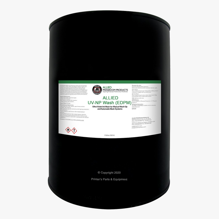 ALLIED UV-NP Wash (EDPM)_Printers_Parts_&_Equipment_USA