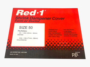 Red 1 Roller Form / Ductor Dampener Cover Roll Size 50 (0.9" to 1.25") (10.9 yards)_Printers_Parts_&_Equipment_USA