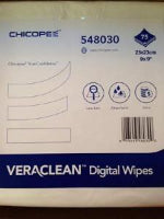 Chicopee Veraclean Digital Wipe White 9"x9" (Case of 150 Wipes) (Flat) 548030_Printers_Parts_&_Equipment_USA