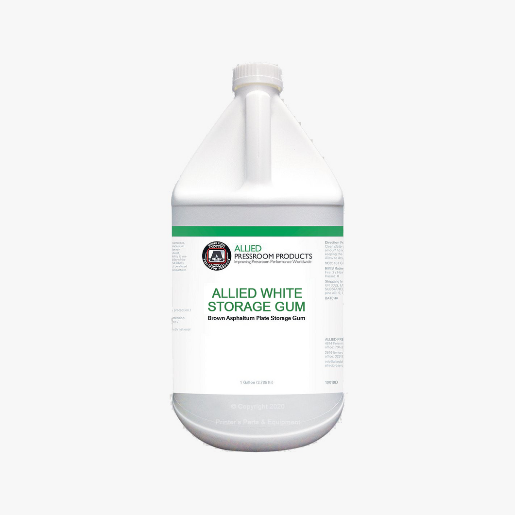 Allied White Storage Gum 10207D | 10659D_Printers_Parts_&_Equipment_USA
