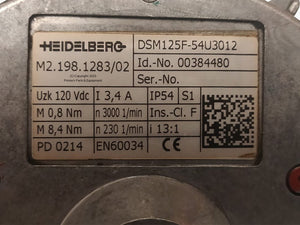 Water Pan Roller Motor for Heidelberg M2.198.1283/02_Printers_Parts_&_Equipment_USA