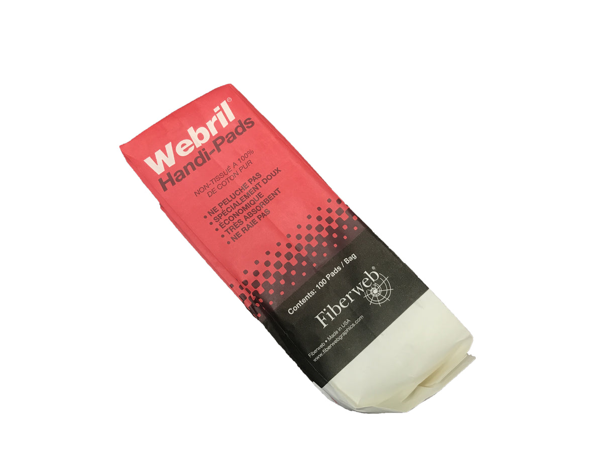 Webril Handi Pads 4"x 4" pack of 100 Wipes