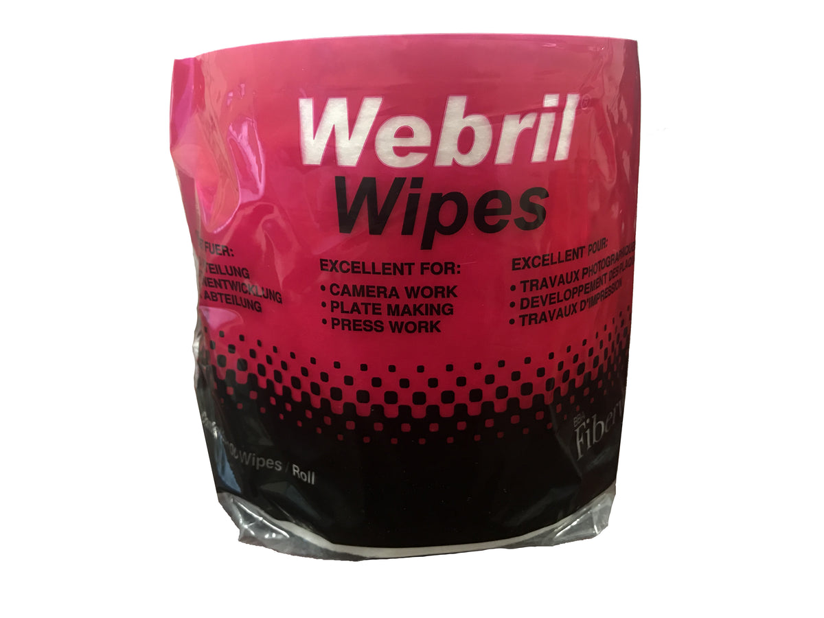 Webril Pure Cotton Wipes Roll 8"x"8 Pack of 100 Wipes