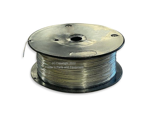Round Stitching Wire 25 Gauge 4.5lbs Euro Spool Galvanized_Printers_Parts_&_Equipment_USA