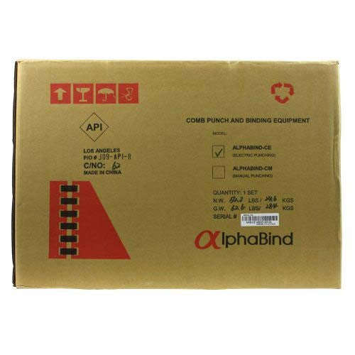 Akiles AlphaBind-CE Electric Plastic Comb Binding Machine