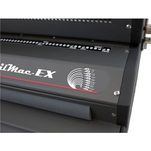 Akiles CoilMac-EX Plus 4:1 Oval Hole Electric Coil Binding Machine w/ Electric Inserter