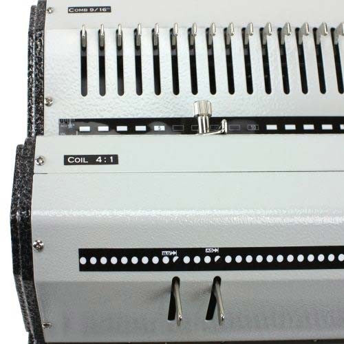 Akiles DuoMac C41 Plastic Comb and 4:1 Coil Binding Machine