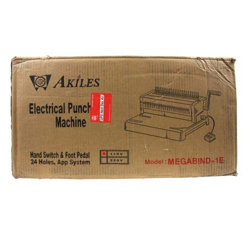 Akiles Megabind 1E Electric Legal Size Comb Binding Machine