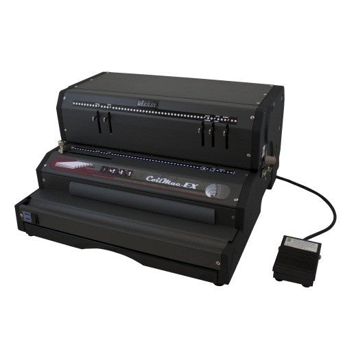 Akiles CoilMac-EX 4:1 Round Hole Electric Coil Binding Machine w/ Electric Inserter_Printers_Parts_&_Equipment_USA