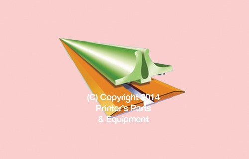 Creasing Matrix 1.3 mm White #50 79 Feet,Cylinder or Fed Press, Cylinder Die Cutters, All types of Presses, Plastic Base PVC Matrix
