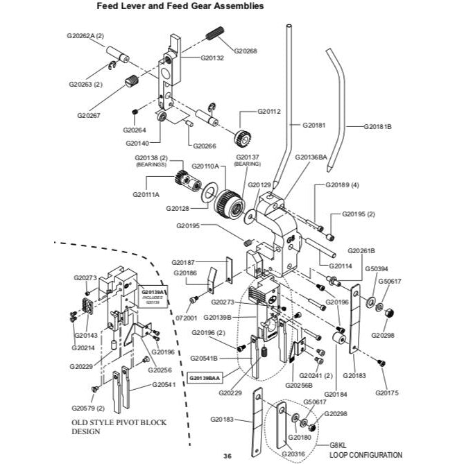 Stitcher By Bostitch Replacement Parts G20186