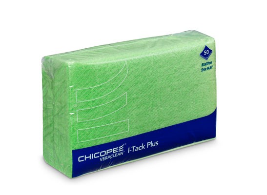 Veraclean® I-Tack Plus 600 Wipes Green (24 x 14.5) Tack Wipes