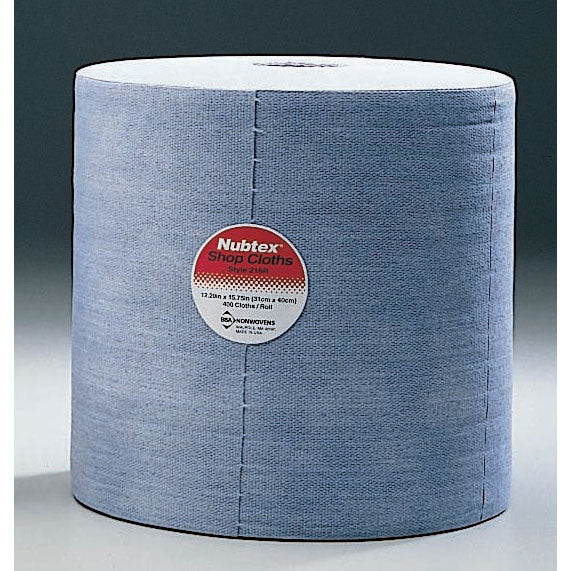 Nubtex Shop Cloths Rolls, Case of 2 rolls Total 400 Wipes per case