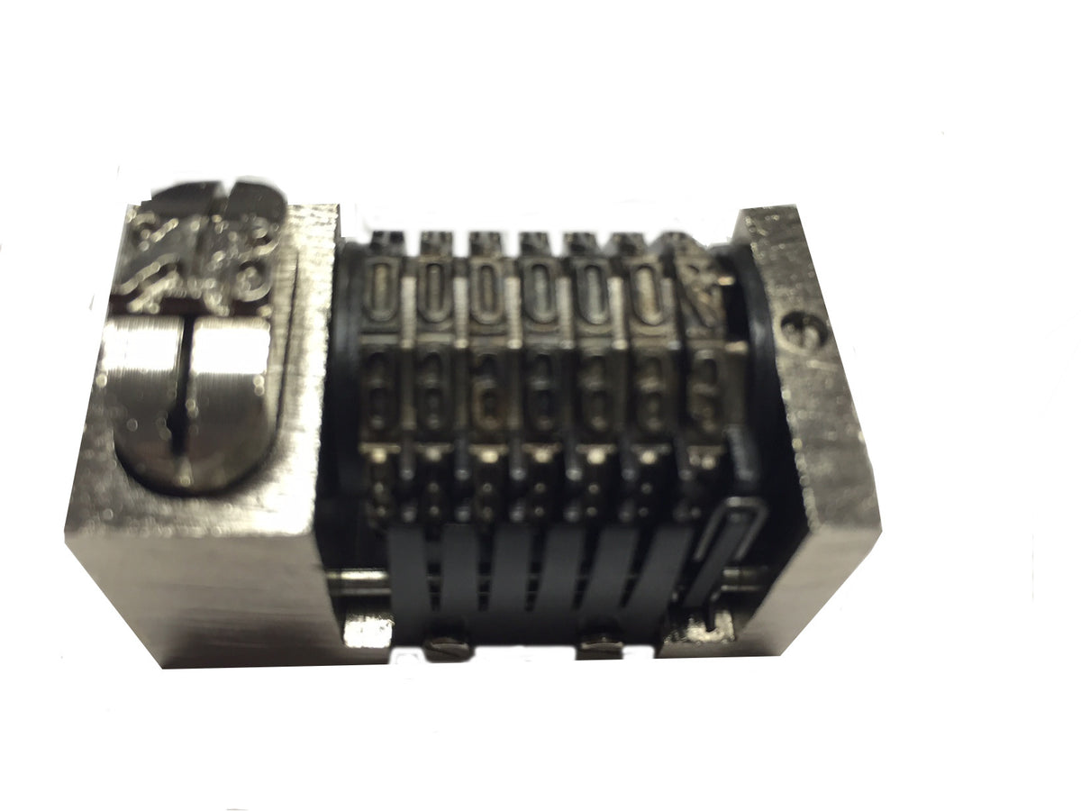 Numbering Machine 5/32 7 Digits Forward Solid Wheels with No._Printers_Parts_&_Equipment_USA