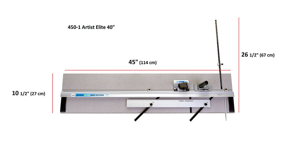 Logan Artist Elite 40" Board Mounted Mat Cutters 450-1