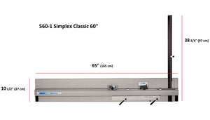 Logan Simplex Classic 60" Board Mounted Mat Cutters 560-1_Printers_Parts_&_Equipment_USA